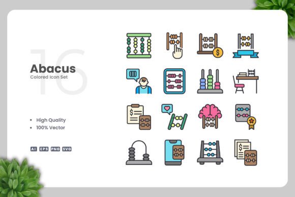 Abacus Color Icons: Graphics and Icons for Creative Design