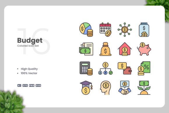 Budget Color Icons