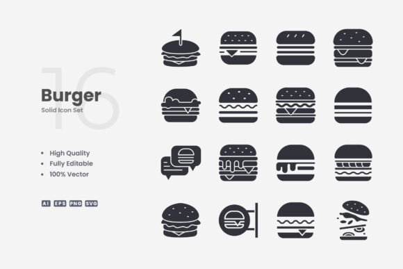 Burger Solid Icons Review