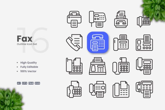 Fax Icons: Graphics for Real Crafting
