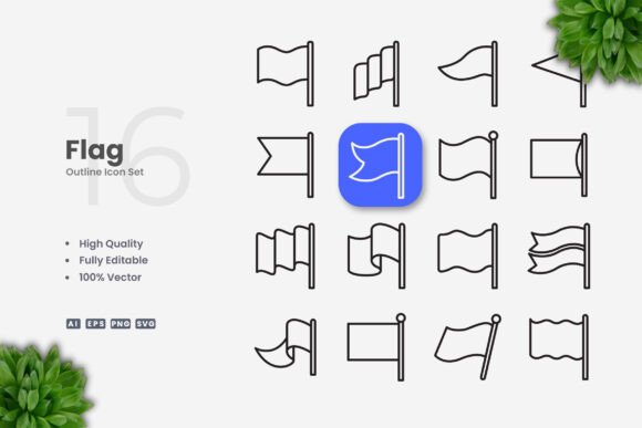 Flag Icons for Graphic Design