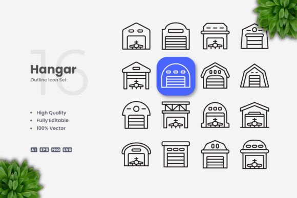 Hangar Icons: Graphics and Icons for Modern Design