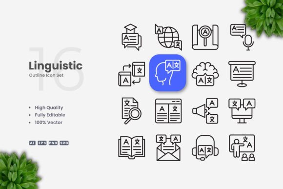 Linguistic Icons: Graphics and Icons for Creative Design