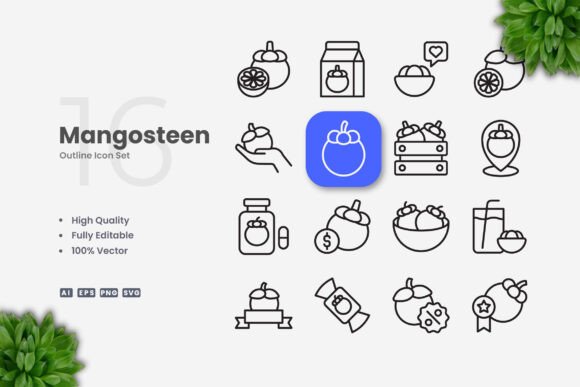 Mangosteen Icons Review