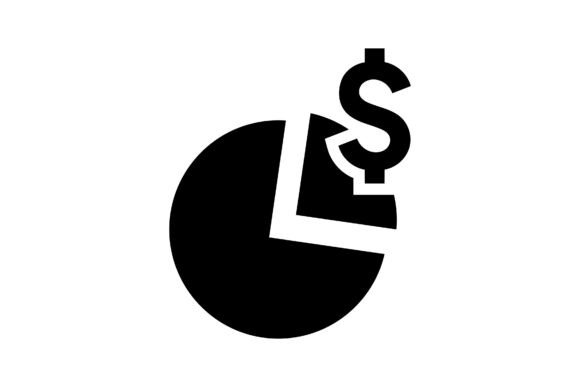 Pie Chart With Dollar Vector Graphics Freebies